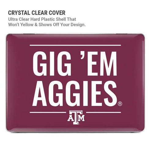 Texas A&M University Gig Em Aggies MacBook Air 15in (2023-2025) Case plus Skin